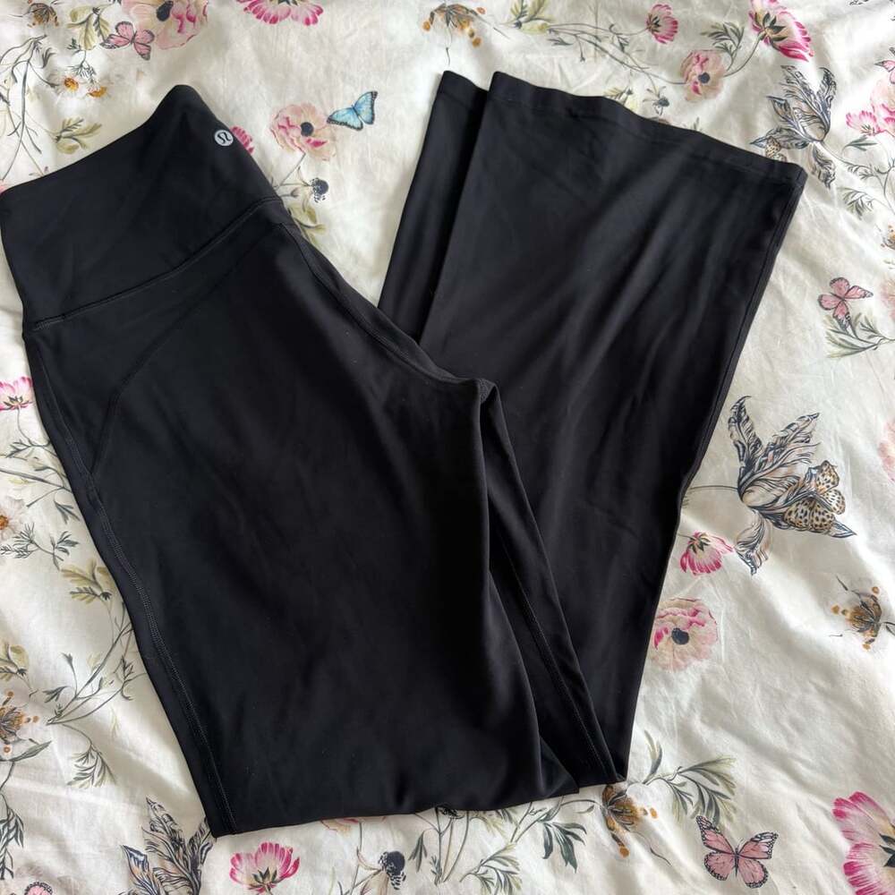 Lululemon Groove Nulu Pant Size 10 Black Flare Yoga Pants